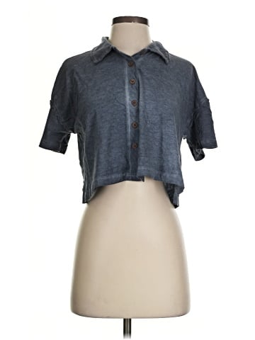 Free People Short Sleeve Blouse (view 1)