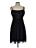 City Triangles 100% Polyester Stars Black Cocktail Dress Size L - photo 1