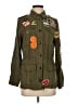 Topshop 100% Lyocell Green Jacket Size 4 - photo 1
