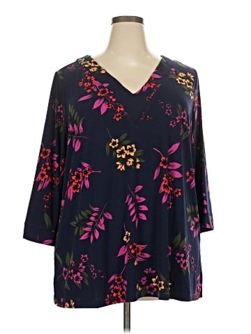 Leota 3/4 Sleeve Blouse (view 1)
