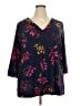 Leota Purple 3/4 Sleeve Blouse Size 22 - 24 - photo 1