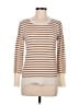 Ann Taylor LOFT Stripes Tan Pullover Sweater Size M (estimated) - photo 1