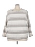 chic soul (chicsoul.com) Silver Pullover Sweater Size 3X - photo 1