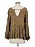 Assorted Brands 100% Rayon Brown Long Sleeve Blouse Size S - photo 2