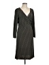 Studio M Polka Dots Black Casual Dress Size L - photo 1