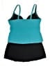 L.L.Bean Color Block Teal Swimsuit Top Size 20 - photo 2