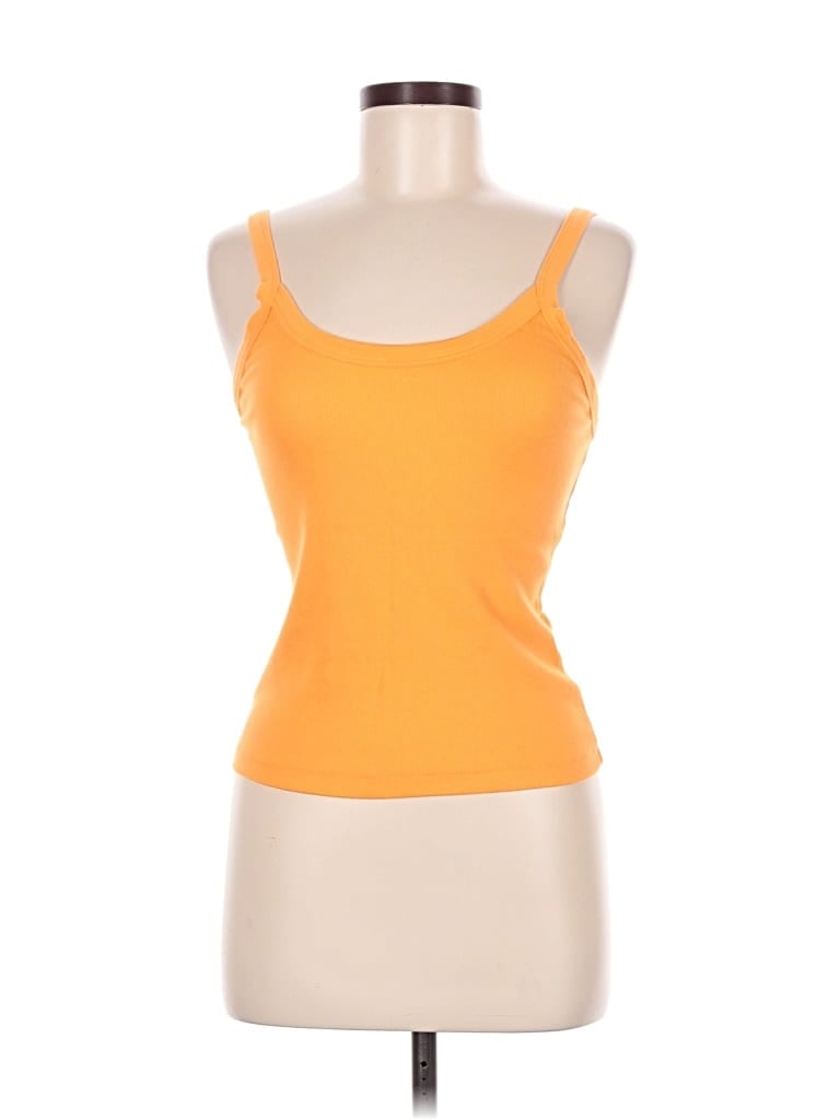 Pre-owned Wild Fable Tank Top Orange Strapless Neckline Tops