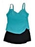 L.L.Bean Color Block Teal Swimsuit Top Size 20 - photo 1
