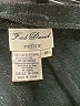 Fred David Metallic Black Long Sleeve Blouse Size 10 Petite - photo 7