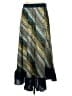 Jakhals 100% Polyester Print Teal Casual Skirt Size S - photo 2