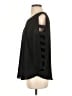 Fortune + Ivy 100% Polyester Black 3/4 Sleeve Top Size S - photo 5
