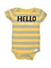 Gerber 100% Cotton Yellow Short Sleeve Onesie Size 3-6 mo - photo 1