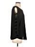 Fortune + Ivy 100% Polyester Black 3/4 Sleeve Top Size S - photo 4