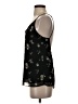 Aqua 100% Polyester Black Sleeveless Blouse Size S - photo 5