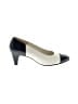 Delman Shoes 100% Leather Color Block Ivory Heels Size 7 1/2 (narrow) - photo 1
