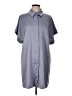 Dynamite 100% Polyester Gray Casual Dress Size L - photo 1