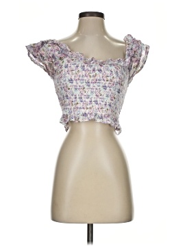 Love Shack Fancy Short Sleeve Blouse