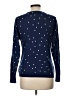 Lands' End 100% Supima Cotton Print Blue Pullover Sweater Size L - photo 2
