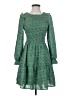 Kirundo 100% Polyester Tweed Green Casual Dress Size S - photo 1