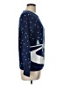Lands' End 100% Supima Cotton Print Blue Pullover Sweater Size L - photo 4