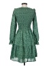 Kirundo 100% Polyester Tweed Green Casual Dress Size S - photo 2