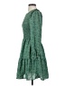 Kirundo 100% Polyester Tweed Green Casual Dress Size S - photo 5