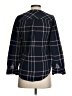 Eddie Bauer 100% Cotton Plaid Black Long Sleeve Blouse Size XS - photo 2