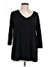 Chico's Black 3/4 Sleeve Top Size Lg (2) - photo 1