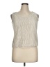 Saint Germain Paris Ivory Sleeveless Blouse Size 1X - photo 1