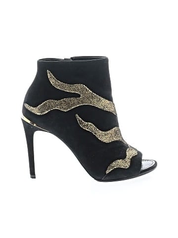 Louis Vuitton Suede Open Toe Booties (view 1)