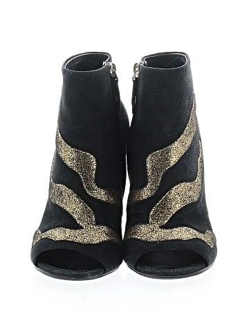 Louis Vuitton Suede Open Toe Booties (view 2)