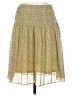 Max Studio 100% Polyester Floral Yellow Casual Skirt Size XS - photo 1