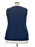 db established 1962 Blue Sleeveless Blouse Size 3X - photo 2