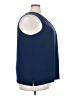 db established 1962 Blue Sleeveless Blouse Size 3X - photo 4