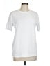 Unbranded 100% Polyester Solid White Short Sleeve T-Shirt Size L - photo 1