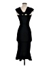 PrettyLittleThing Solid Black Cocktail Dress Size 4 - photo 2