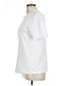 Unbranded 100% Polyester Solid White Short Sleeve T-Shirt Size L - photo 5