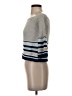 Lovers + Friends 100% Cotton Stripes Gray Pullover Sweater Size S - photo 5