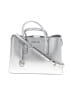 MICHAEL Michael Kors 100% Leather Metallic Solid Silver Leather Satchel One size - photo 1