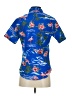 SSLR Tropical Blue Short Sleeve Blouse Size XS - photo 2