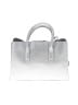 MICHAEL Michael Kors 100% Leather Metallic Solid Silver Leather Satchel One size - photo 3