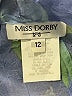 Miss Dorby 100% Polyester Floral Blue Short Sleeve Blouse Size 12 - photo 7