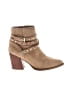 Steve Madden 100% Leather Tan Ankle Boots Size 7 1/2 - photo 1