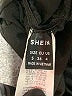Shein Black Short Sleeve Top Size 4 - photo 7