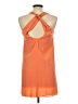 Unbranded Solid Orange Casual Dress Size L (estimated) - photo 2