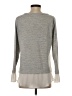 Ann Taylor LOFT Gray Long Sleeve Top Size S - photo 2