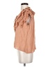 Mustard Seed 100% Rayon Tan Sleeveless Blouse Size S - photo 5