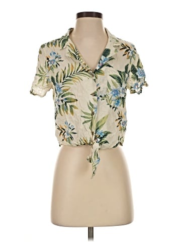 American Eagle Outfitters Short Sleeve Blouse (view 1)