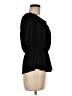 Express 100% Recycled Polyester Black Short Sleeve Blouse Size M - photo 4