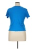 Pilcro Blue Short Sleeve Top Size XL - photo 2